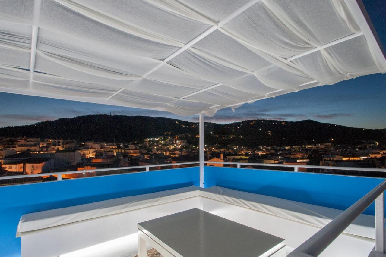 Capolavoro, Boutique Apartment With Unique Rooftop Skiathos-Stadt Exterior foto