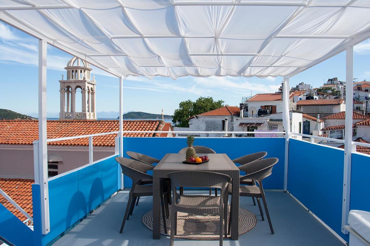 Capolavoro, Boutique Apartment With Unique Rooftop Skiathos-Stadt Exterior foto